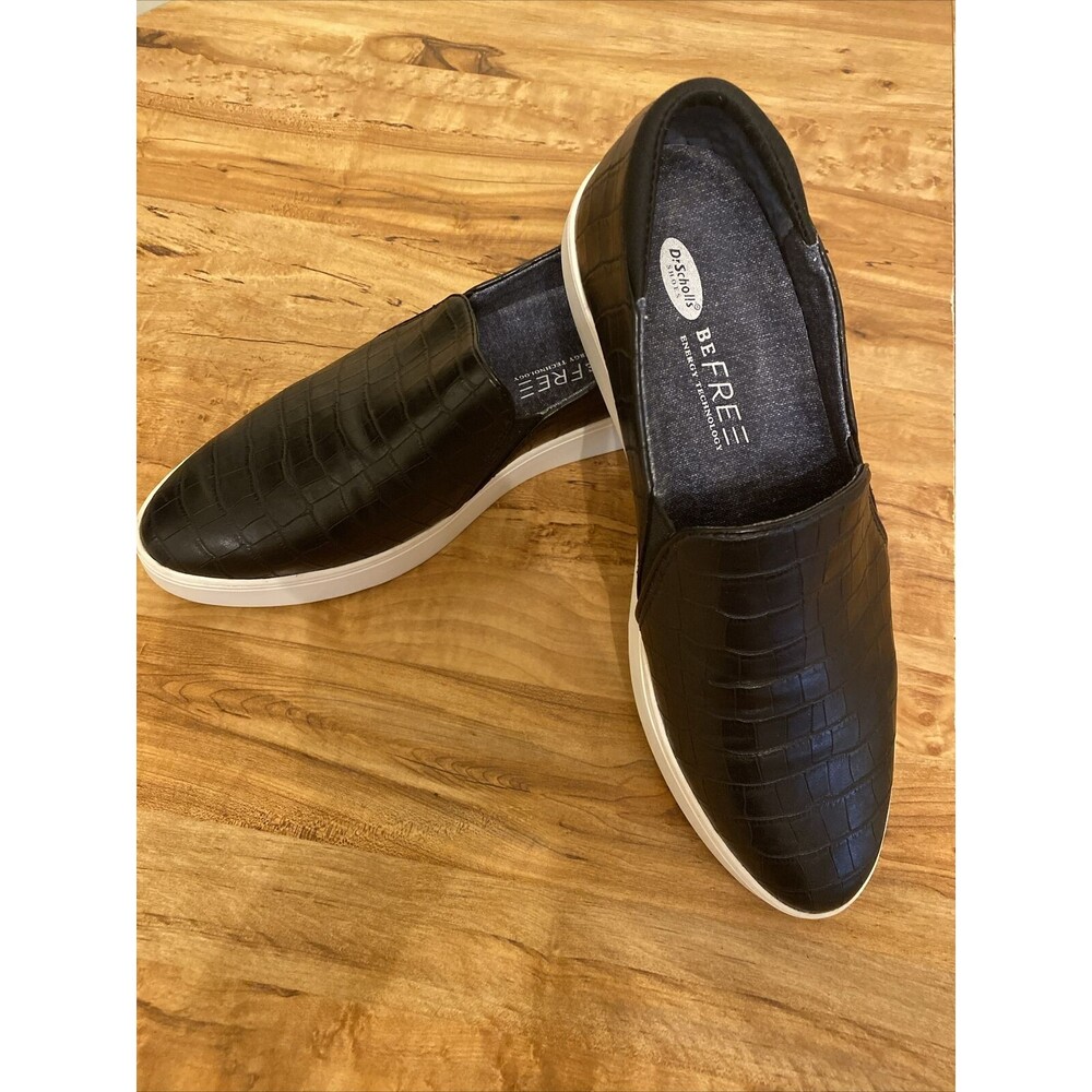 Dr. Scholl’s Sneakers Women’s 9M Black Slip On Classic Downtown Walking Shoes